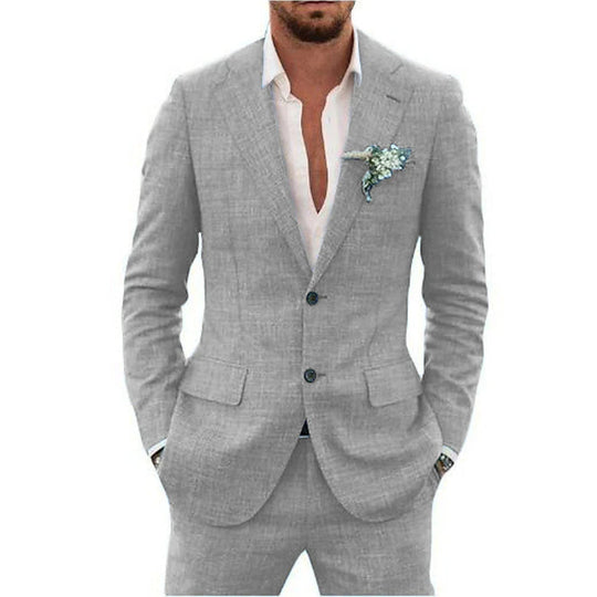 Herren Anzug Zweiteilig Set | Sakko und Hose für Hochzeitsgäste
