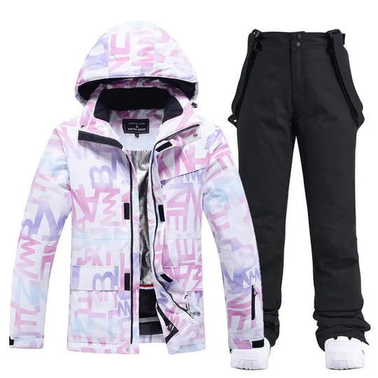 Damen Skianzug | Zweiteiliges Winterset mit Jacke und Hose für Wintersport