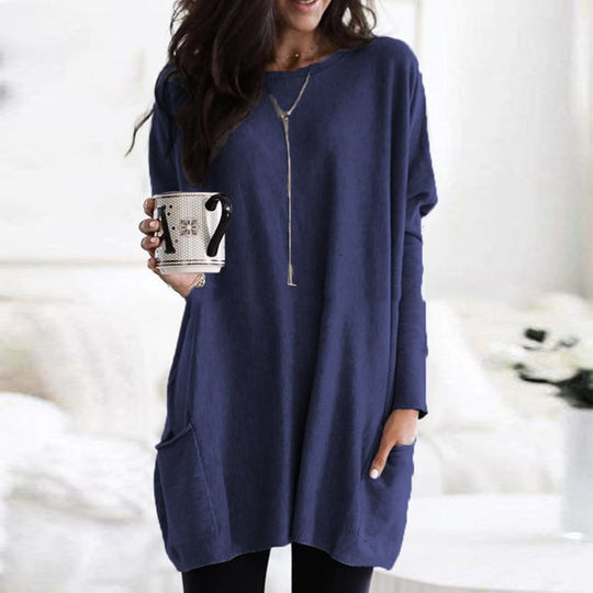 Langarmshirt für Damen | O-Ausschnitt