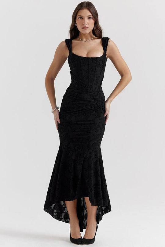 Damen Kleid mit Blumenmuster | Midi