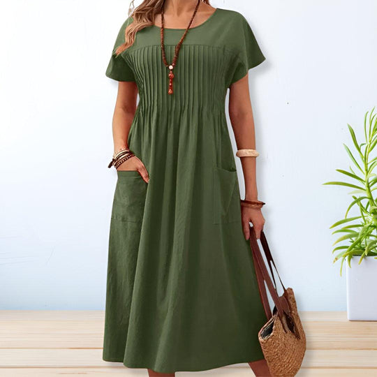 Entspanntes Kleid für Frauen | Sommer