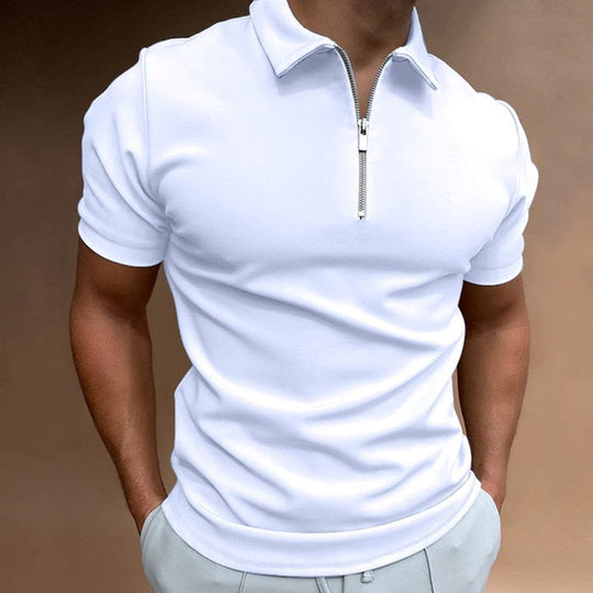 Herren Zipper Sommer Polo | Kurzarm