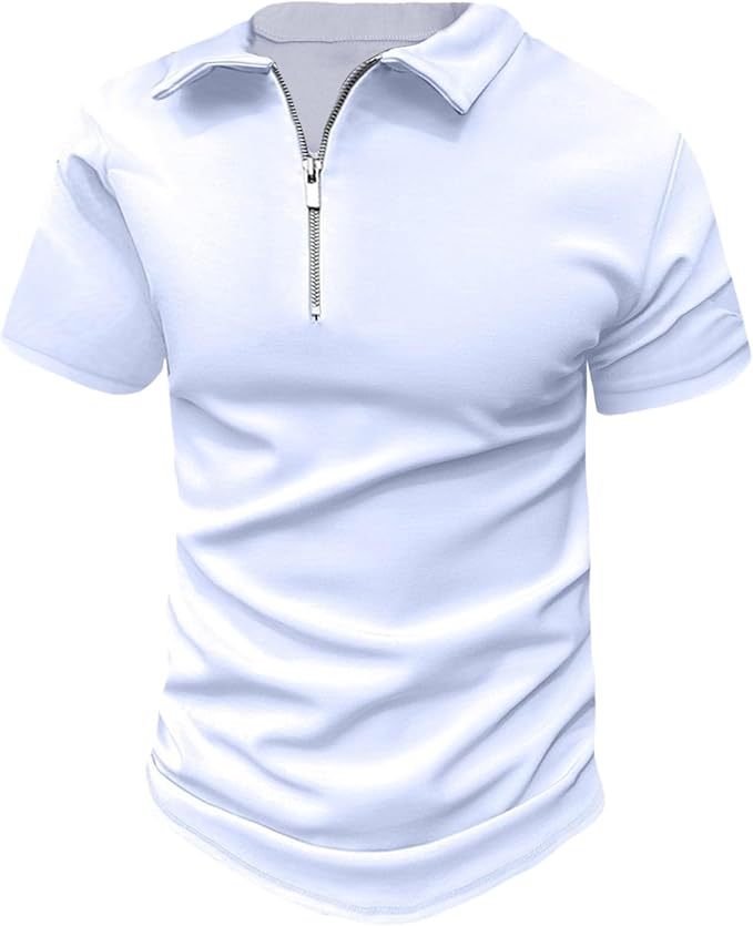 Herren Zipper Sommer Polo | Kurzarm