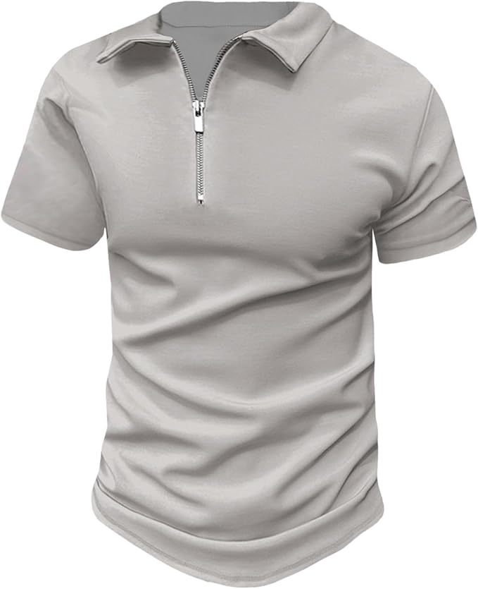 Herren Zipper Sommer Polo | Kurzarm