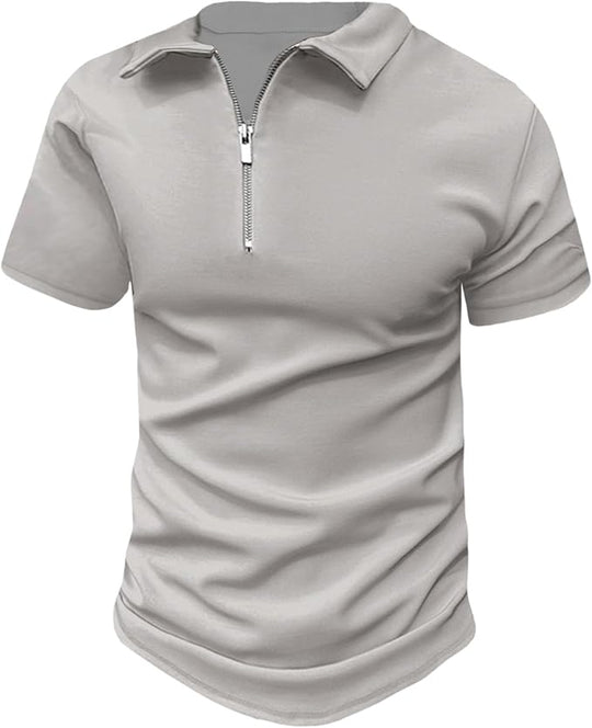 Herren Zipper Sommer Polo | Kurzarm