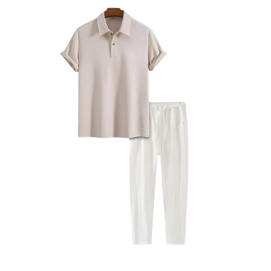 Herren Polo und Hose Sommer Set | Zweiteilig