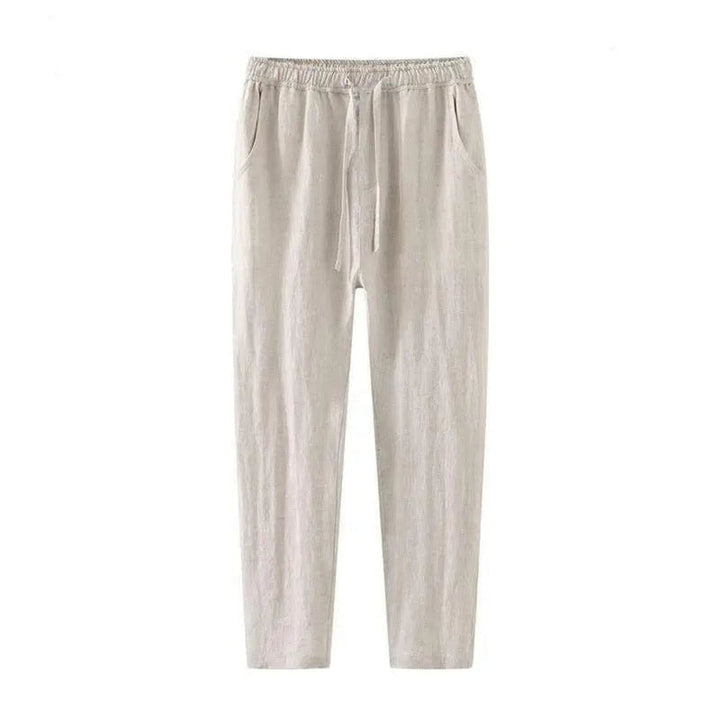 Men's Linen Drawstring Pants | Summer