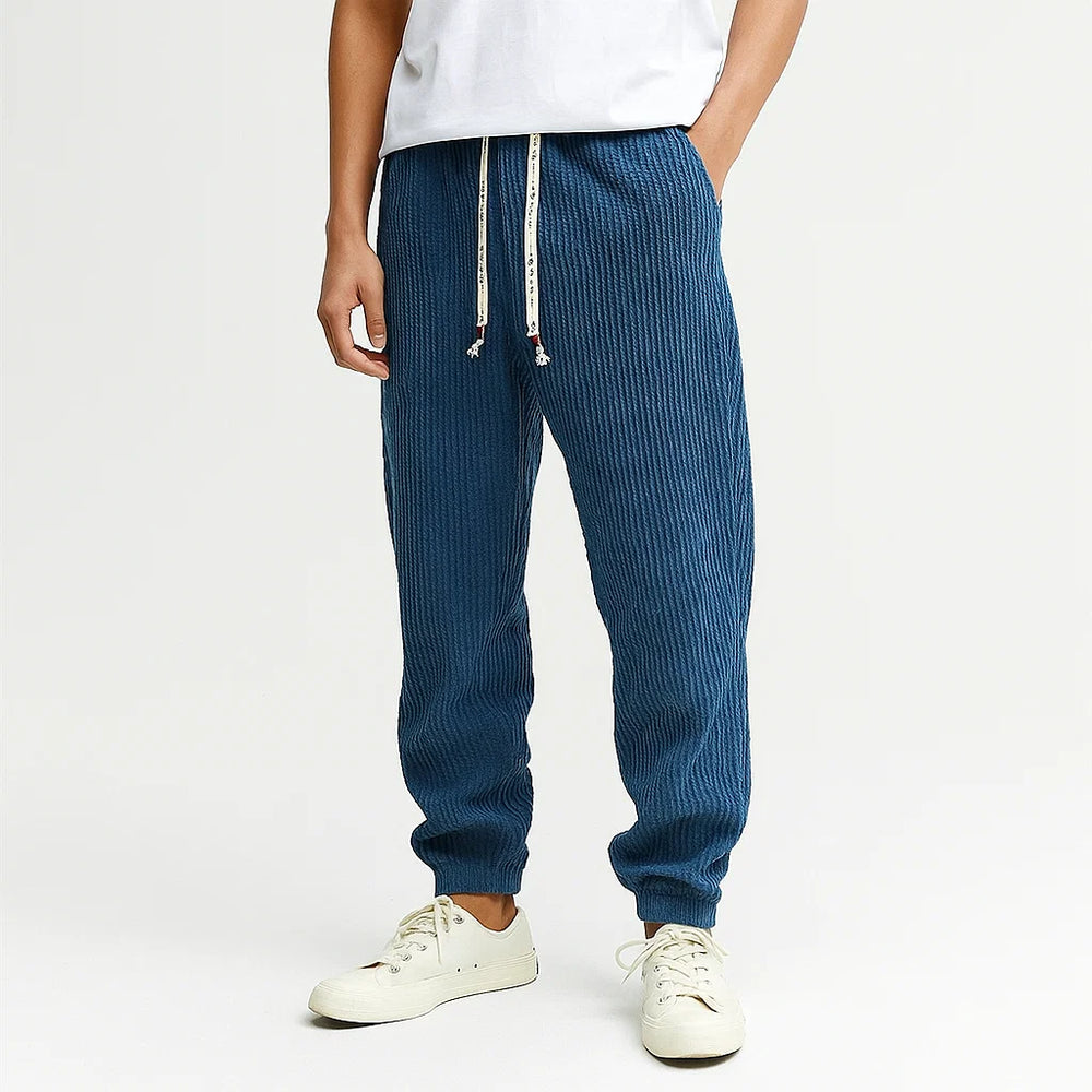Lässige Cordhose für Herren | Kordelzug