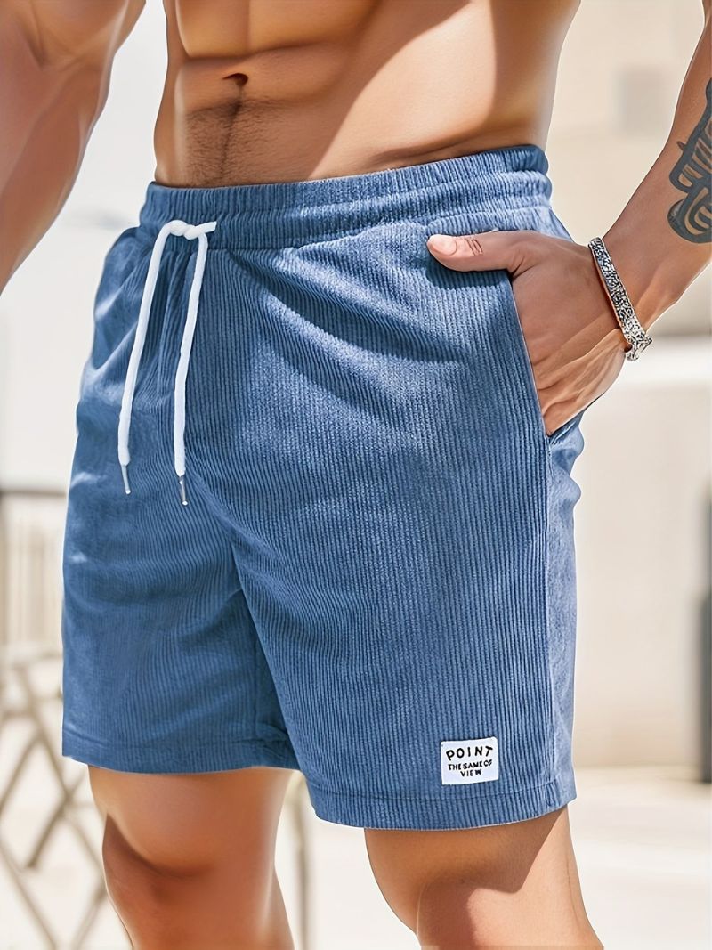Herren Cord Sommer Kurze Hosen | Kordelzug