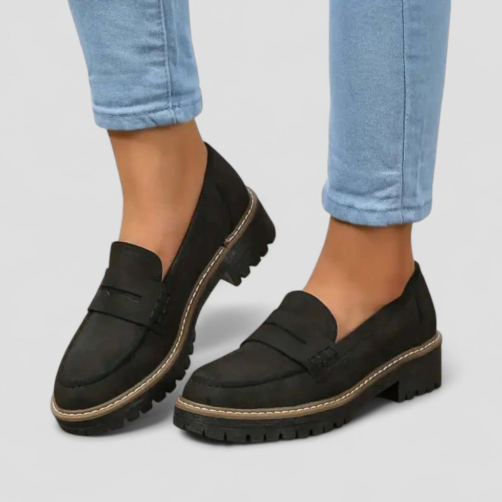 Damen Lässig Wildleder Faulenzer | Reinschlüpfen
