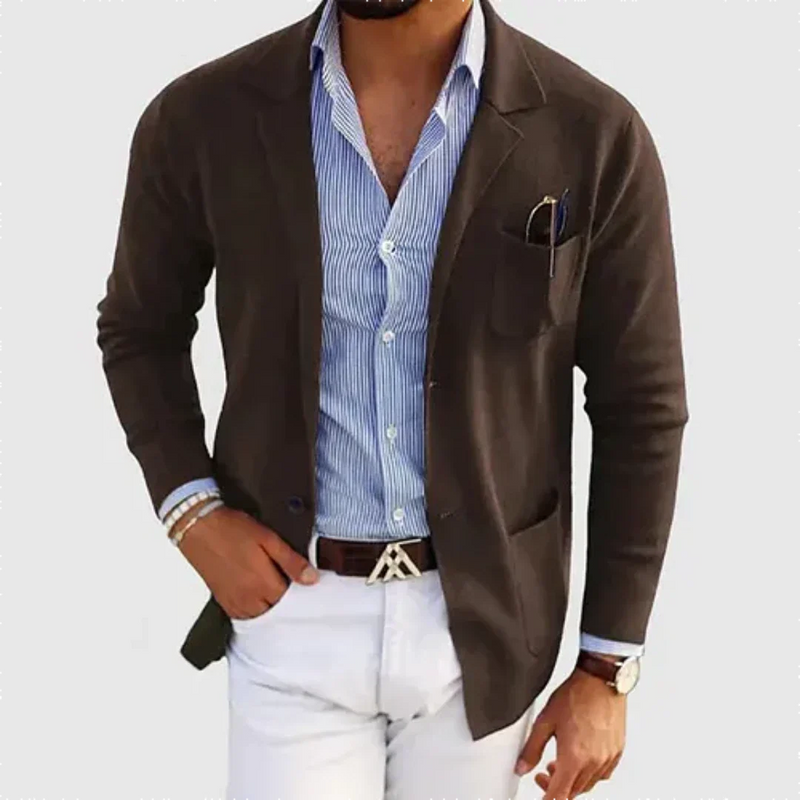 Herren Lässiger Arbeitsblazer | Einreihig