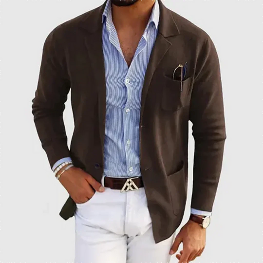 Herren Lässiger Arbeitsblazer | Einreihig