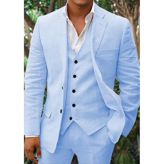 Blazer, Weste und Hosen-Set für Herren | Dreiteilig