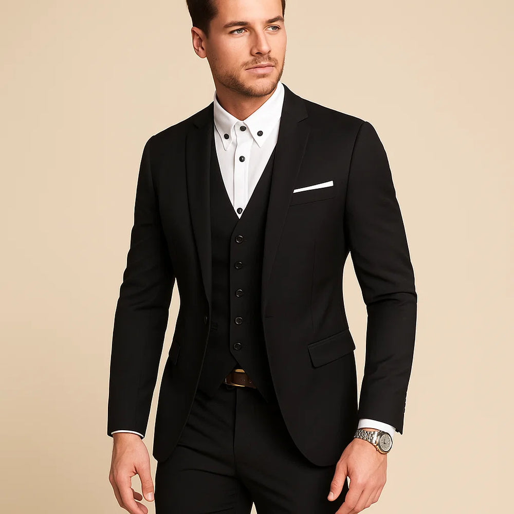 Formaler Anzug, Weste und Hose Set für Herren | Dreiteilig