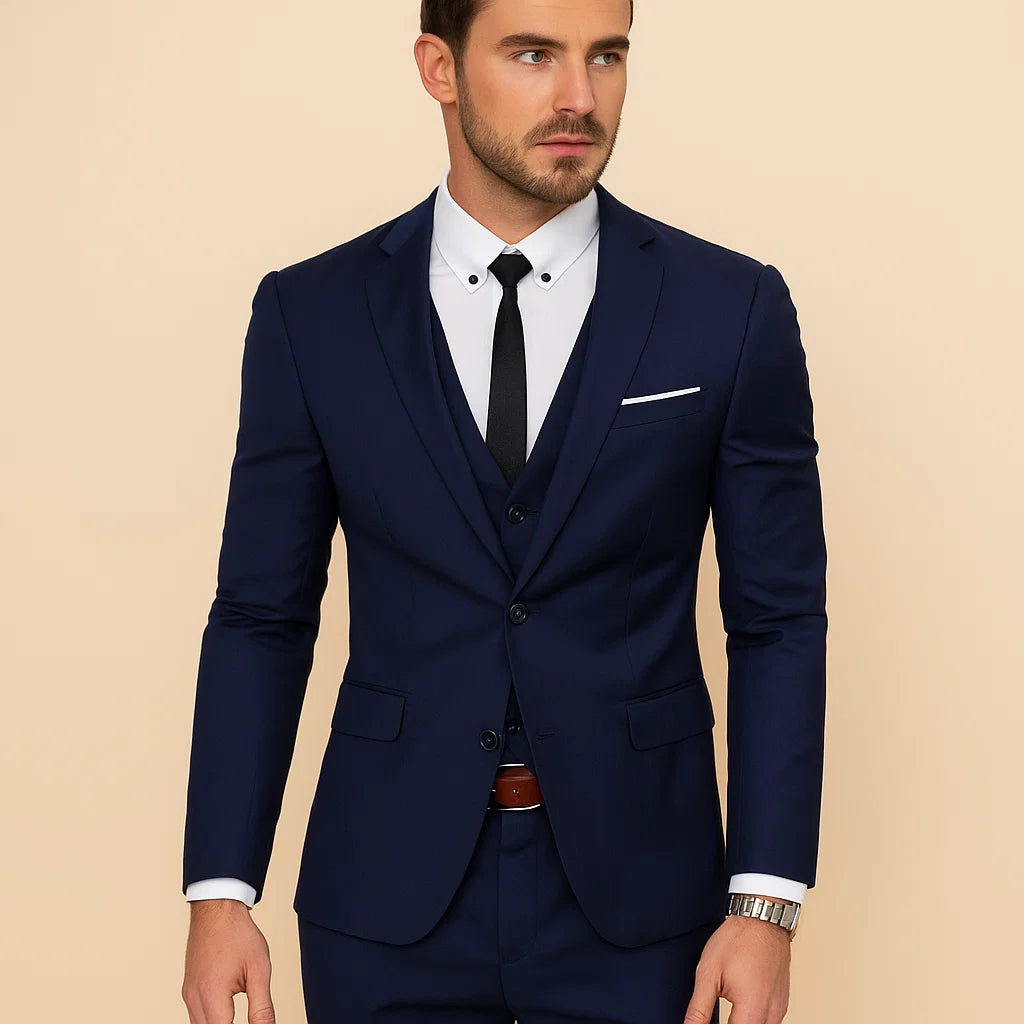 Formaler Anzug, Weste und Hose Set für Herren | Dreiteilig