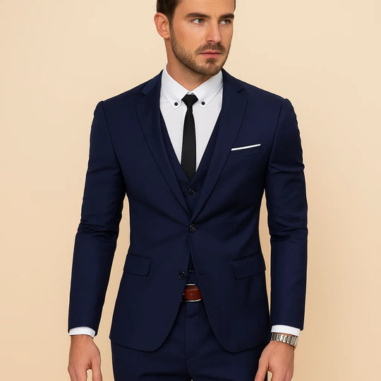 Formaler Anzug, Weste und Hose Set für Herren | Dreiteilig