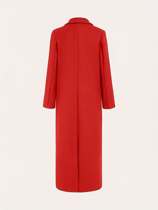 Damen Langer Trenchcoat | Warmer Wintermantel
