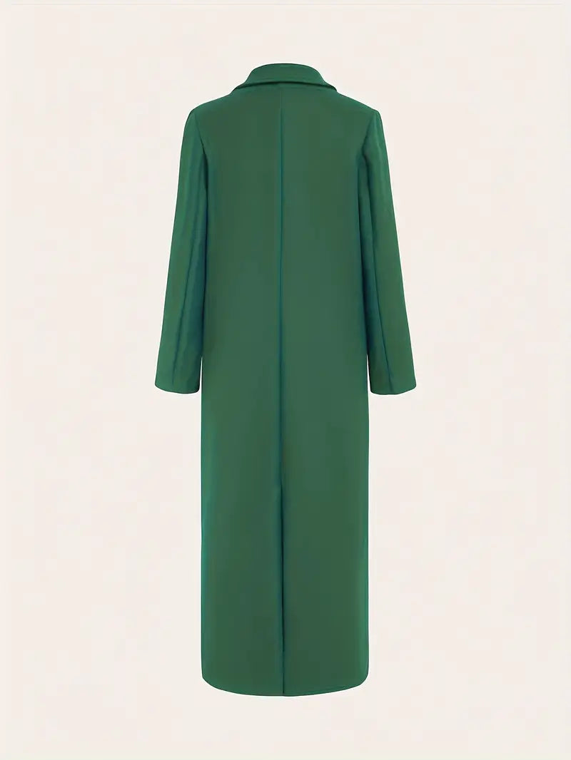 Damen Langer Trenchcoat | Warmer Wintermantel