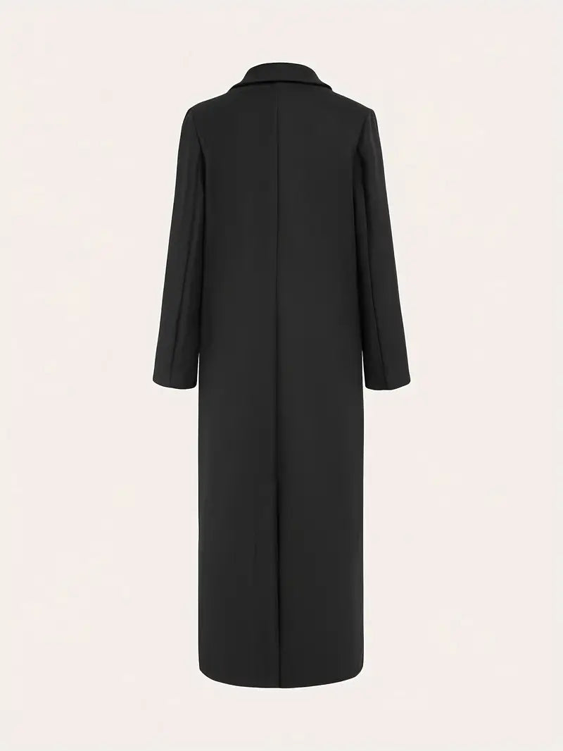 Damen Langer Trenchcoat | Warmer Wintermantel