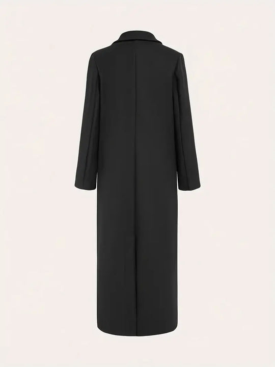 Damen Langer Trenchcoat | Warmer Wintermantel