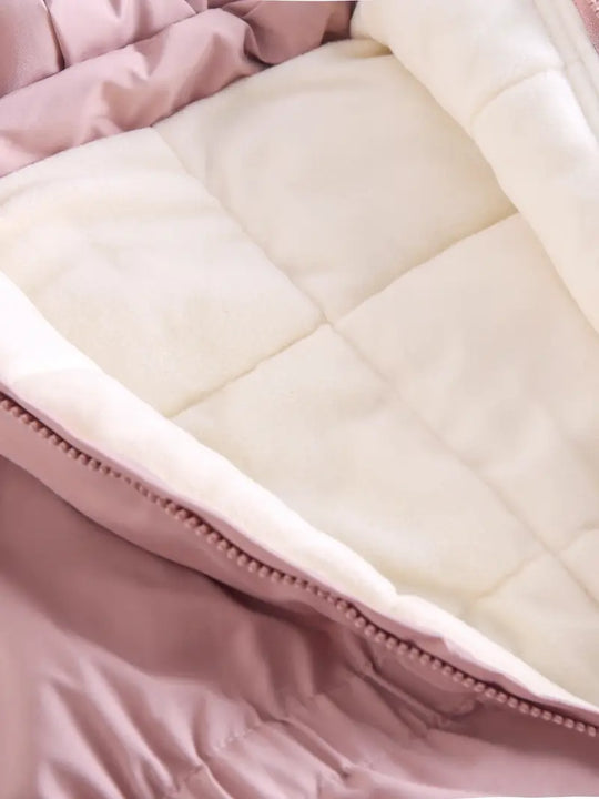 Baby Winteranzug | Skioverall mit Kapuze und Fellbesatz