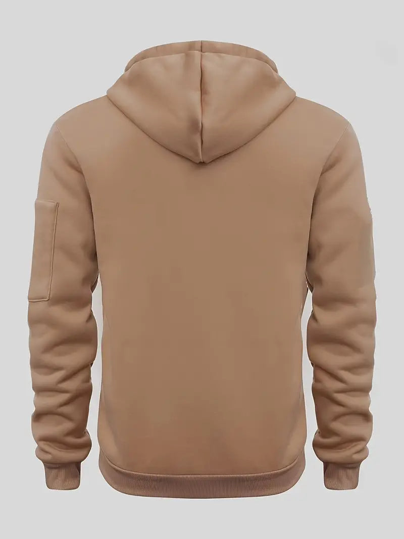 Pullover Hoodie für Herren | Kapuzenpullover mit Reißverschlüssen