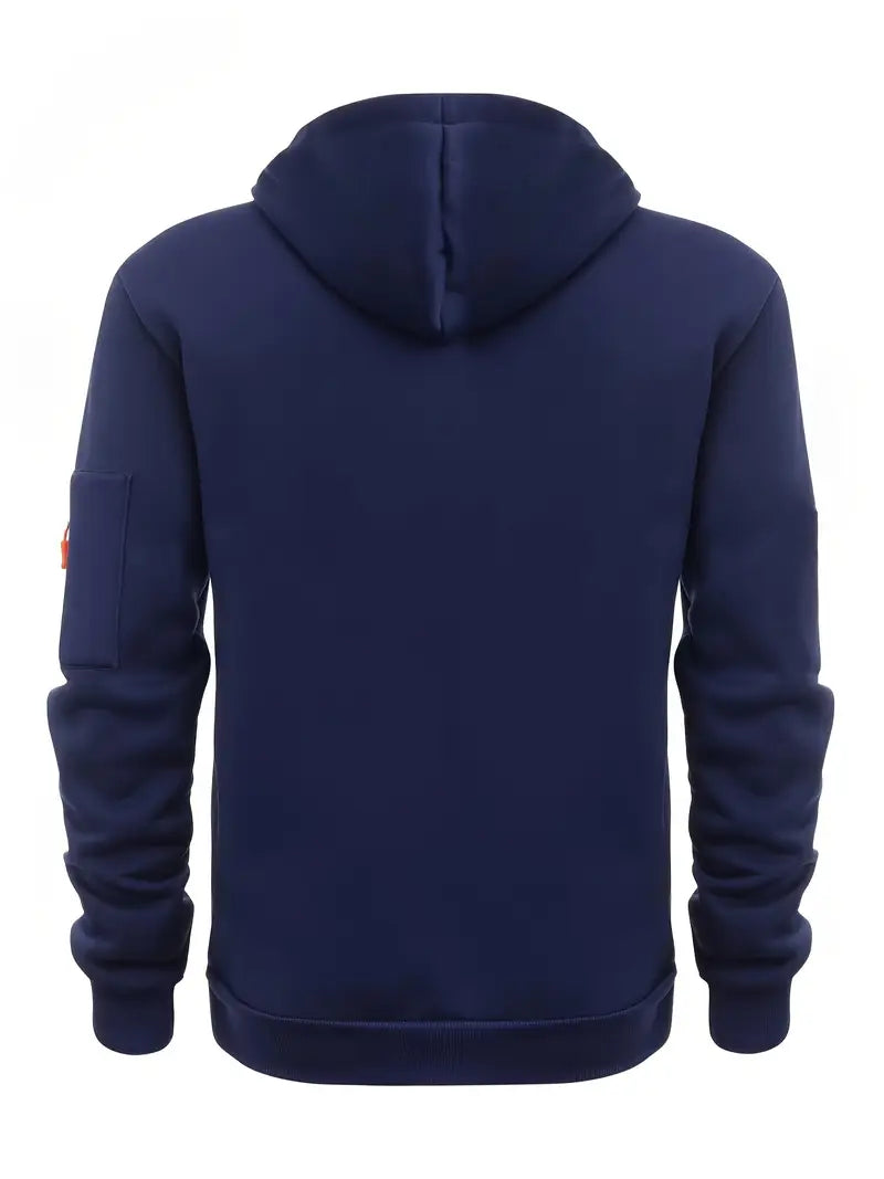 Pullover Hoodie für Herren | Kapuzenpullover mit Reißverschlüssen