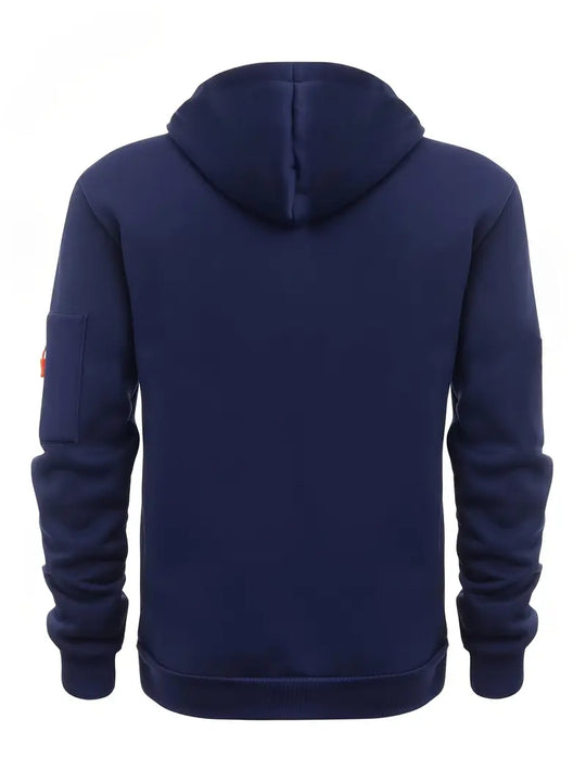 Pullover Hoodie für Herren | Kapuzenpullover mit Reißverschlüssen