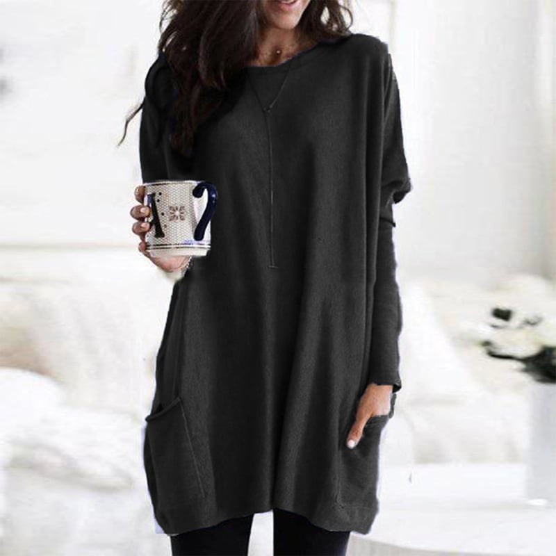 Langarmshirt für Damen | O-Ausschnitt