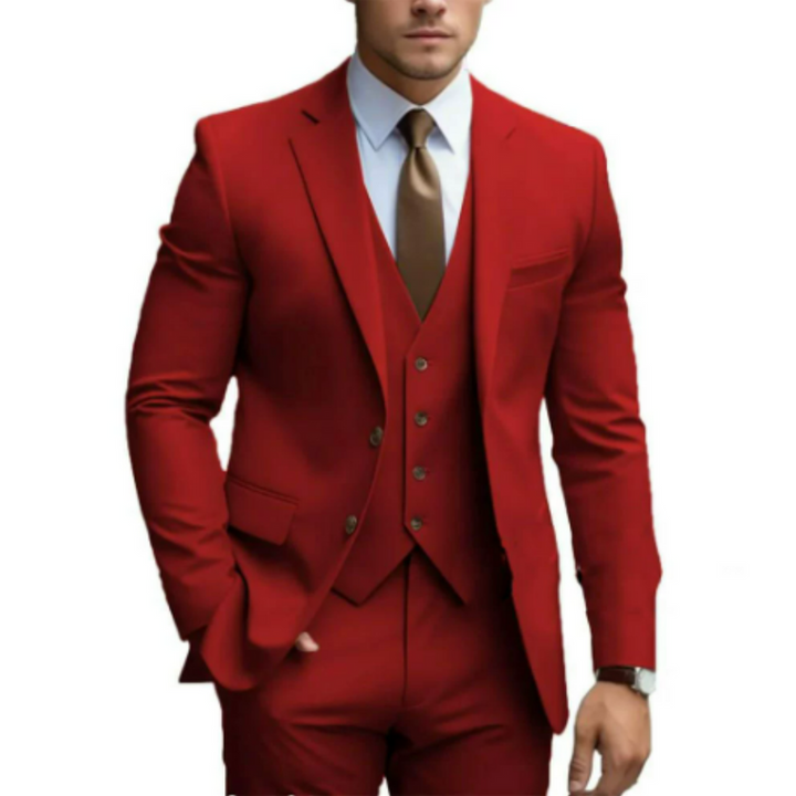 Three-Piece Wedding Guest Suit for Men | Two Buttons