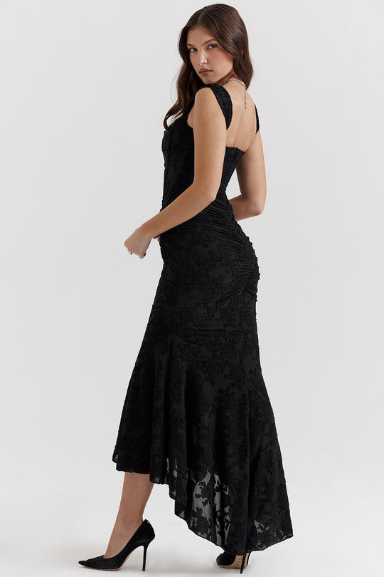 Damen Kleid mit Blumenmuster | Midi