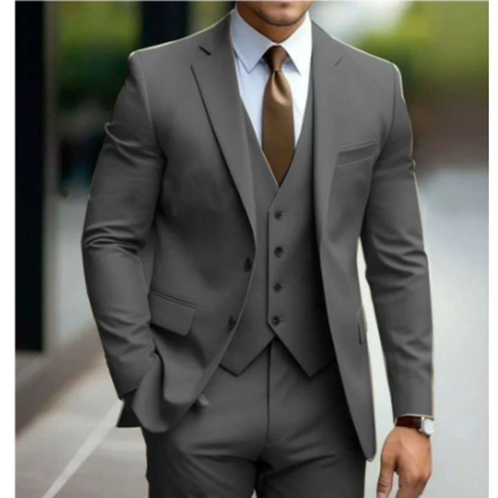 Three-Piece Wedding Guest Suit for Men | Two Buttons