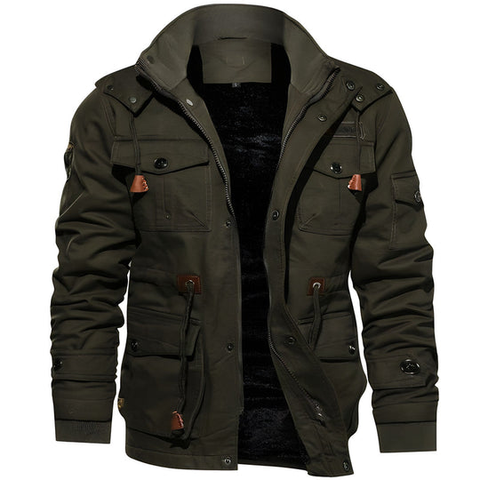 Herren Utility Jacke mit mehreren Taschen | Lässig Draußen