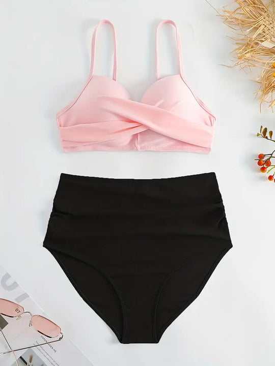 Tropischer Druck Bikini | Zweiteiler für Damen