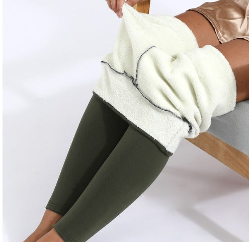 Damen Thermo Leggings mit Hoher Taille für Winter, Yoga und Alltag