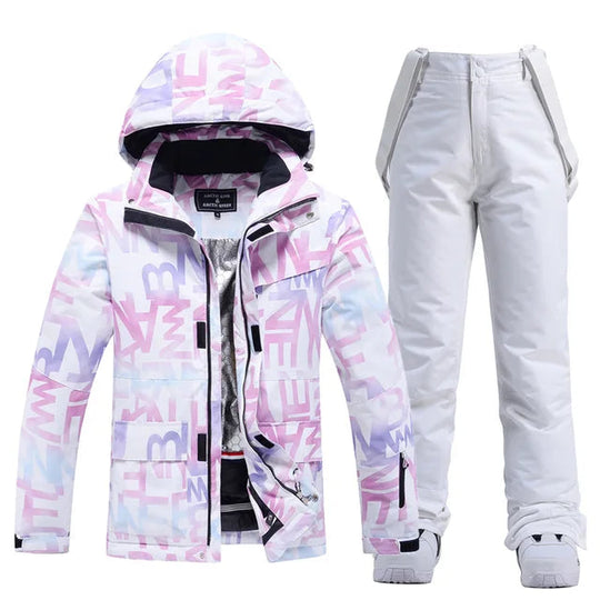 Damen Skianzug | Zweiteiliges Winterset mit Jacke und Hose für Wintersport