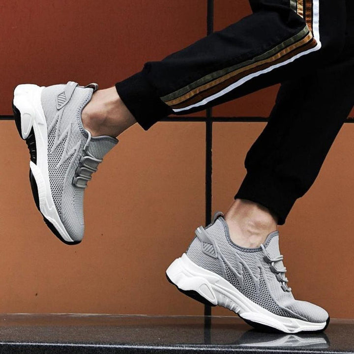 Męskie buty sportowe na podwyższonej podeszwie | casual