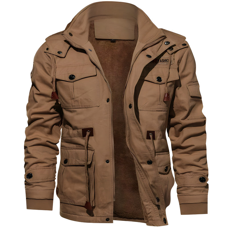 Herren Utility Jacke mit mehreren Taschen | Lässig Draußen