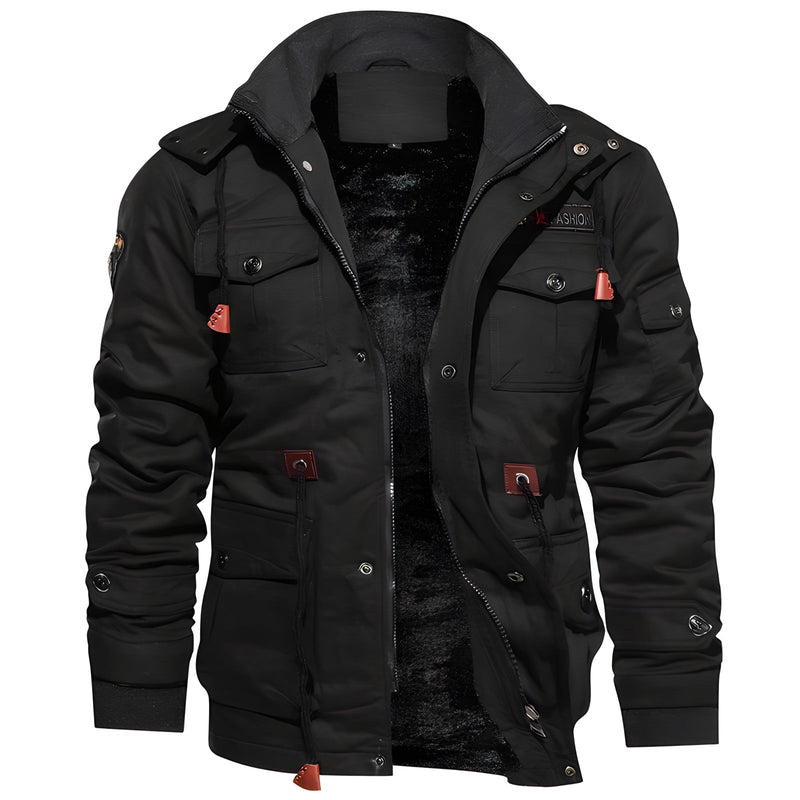 Herren Utility Jacke mit mehreren Taschen | Lässig Draußen