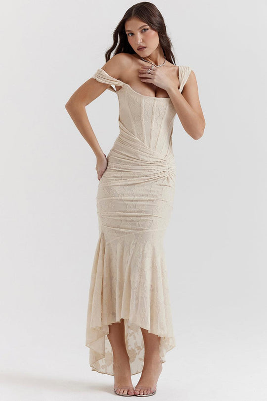 Damen Kleid mit Blumenmuster | Midi