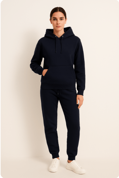 Unisex Trainingsanzug | Hoodie mit Tasche und Jogginghose