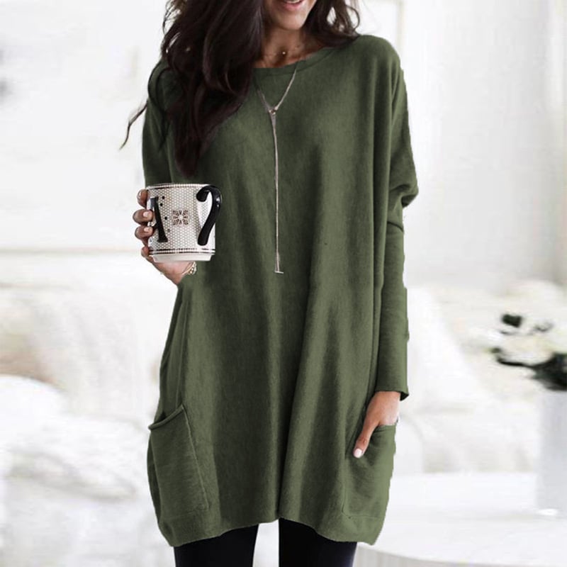 Langarmshirt für Damen | O-Ausschnitt