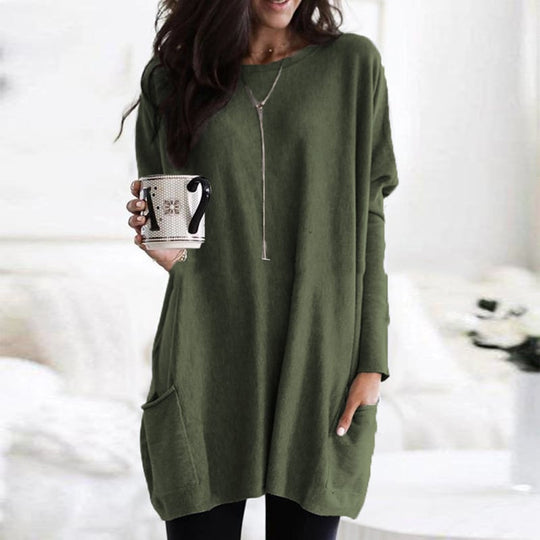 Langarmshirt für Damen | O-Ausschnitt