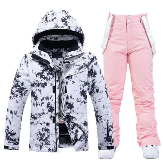 Damen Skianzug | Zweiteiliges Winterset mit Jacke und Hose für Wintersport