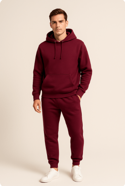 Unisex Trainingsanzug | Hoodie mit Tasche und Jogginghose