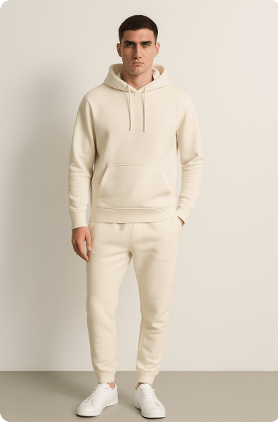 Unisex Trainingsanzug | Hoodie mit Tasche und Jogginghose
