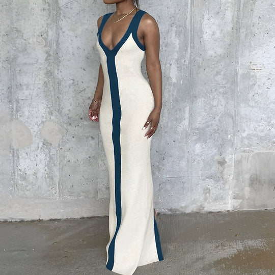 Schlank Fit Kleid für Damen | Maxi