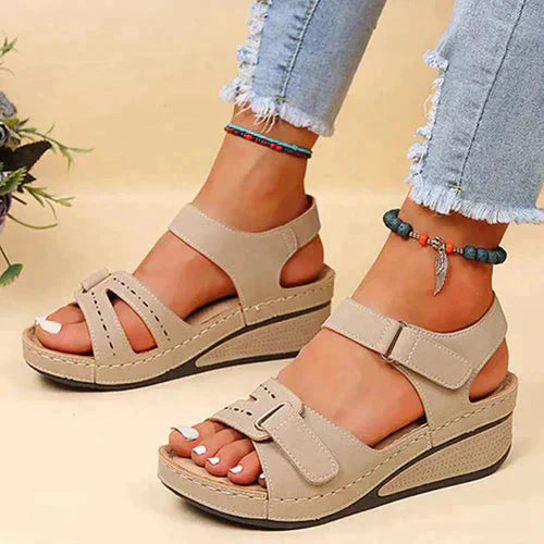 Hochhackige Sandalen für Damen | Verstellbare Riemen