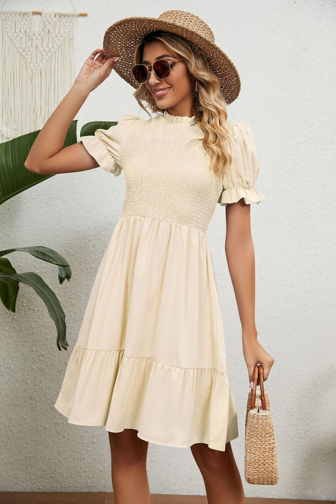 Leichtes Sommerkleid für Damen | Midi