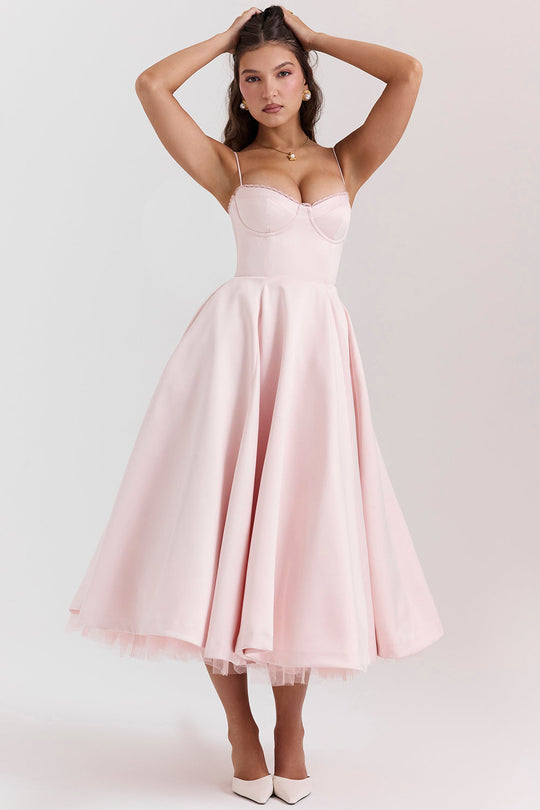 Fließend Kleid für Damen | Midi